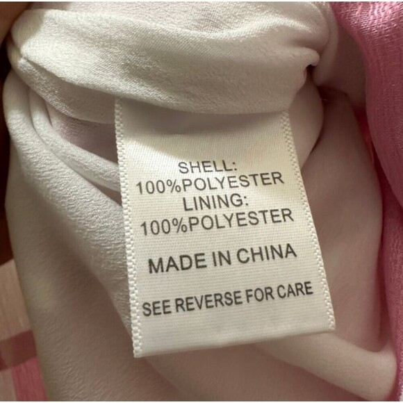 2/$30 Lucy Paris Faux Wrap Midi Skirt Size M Pink Striped Coquette Preppy NWT - Picture 12 of 13